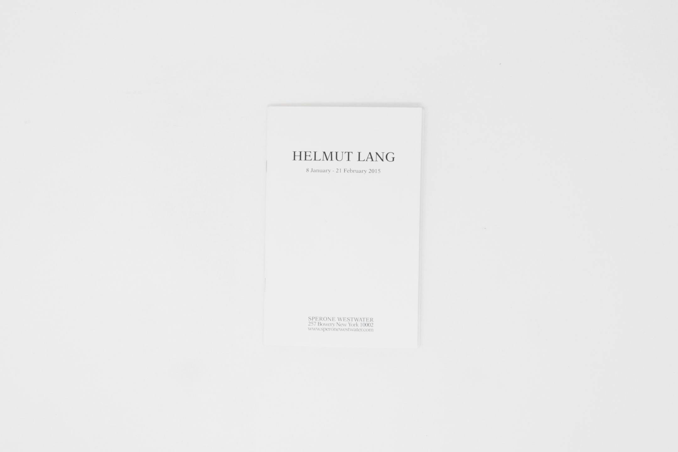 Helmut Lang AW 02-03 Postcard  International Library of Fashion Research