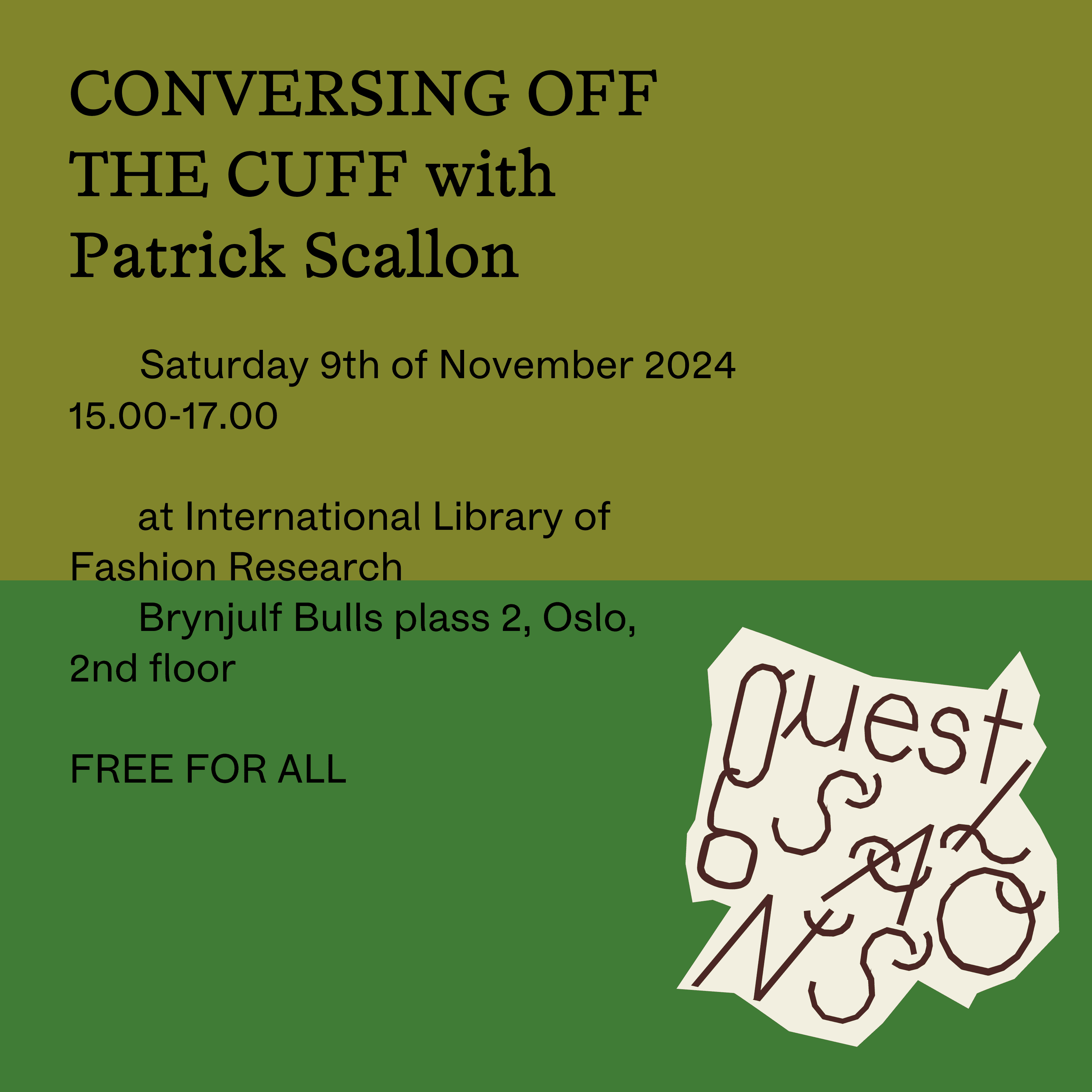 Guest Salons #9: Conversing Off the Cuff