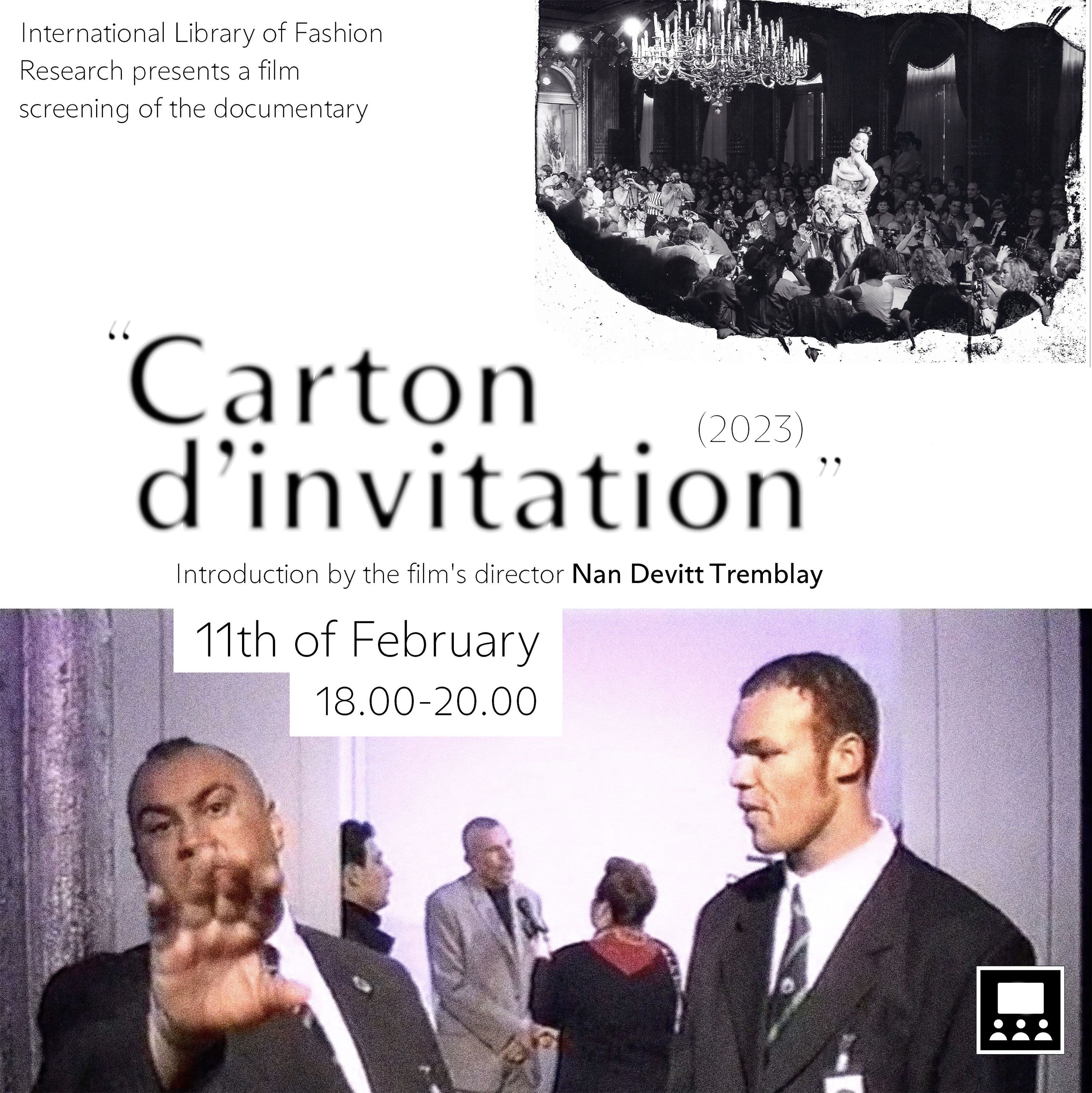 Carton d’invitation (2023) film screening