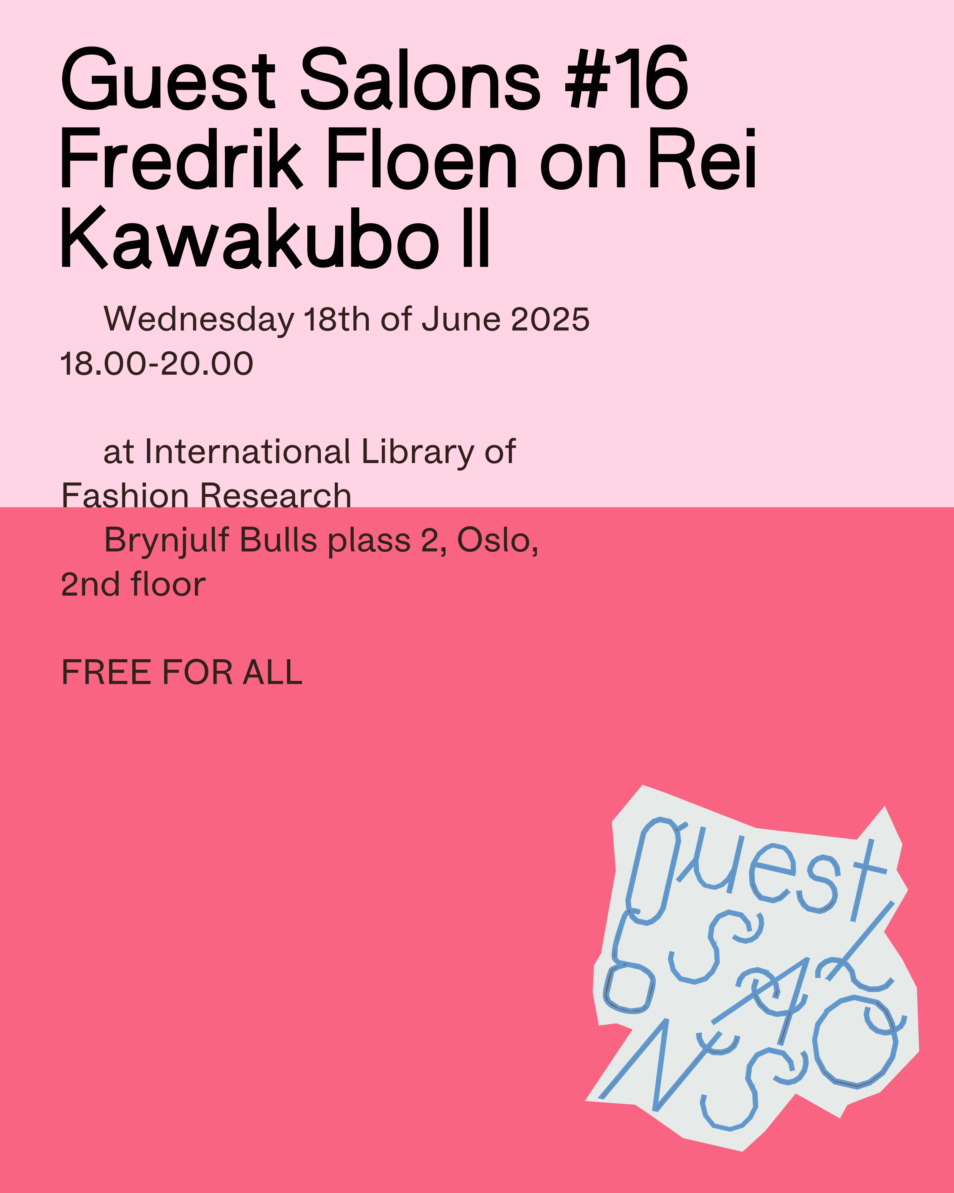 Guest Salons #16: Fredrik Floen on Rei Kawakubo II