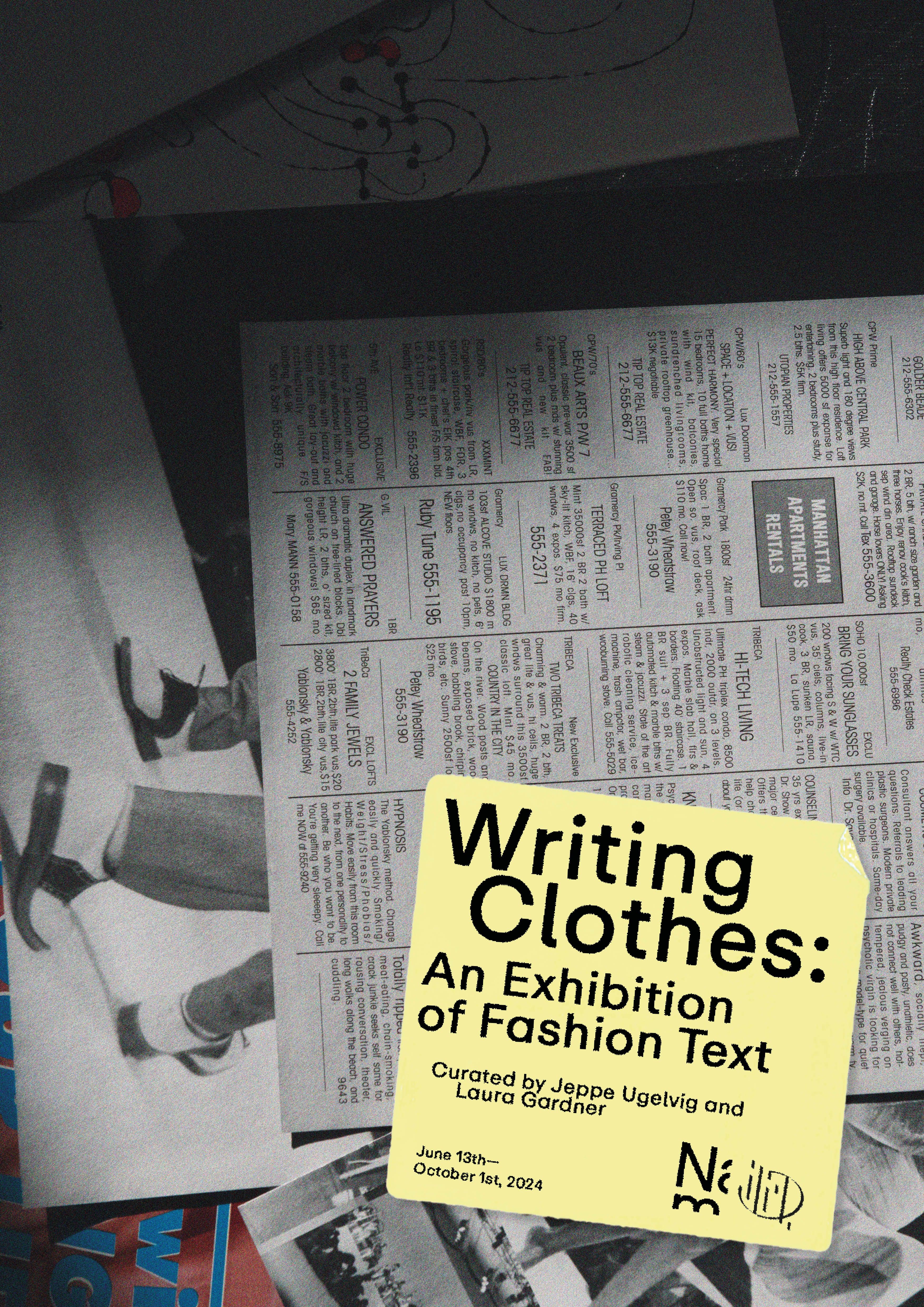 Writing Clothes: An Exhibition of Fashion Text