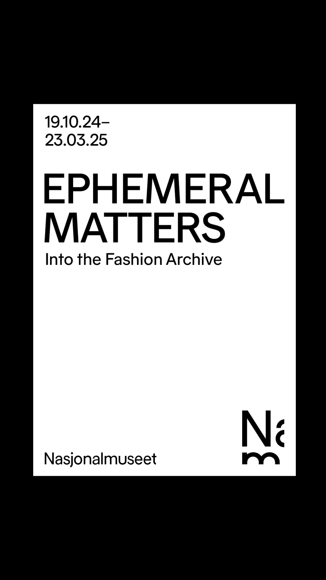 Ephemeral Matters. Into the Fashion Archive